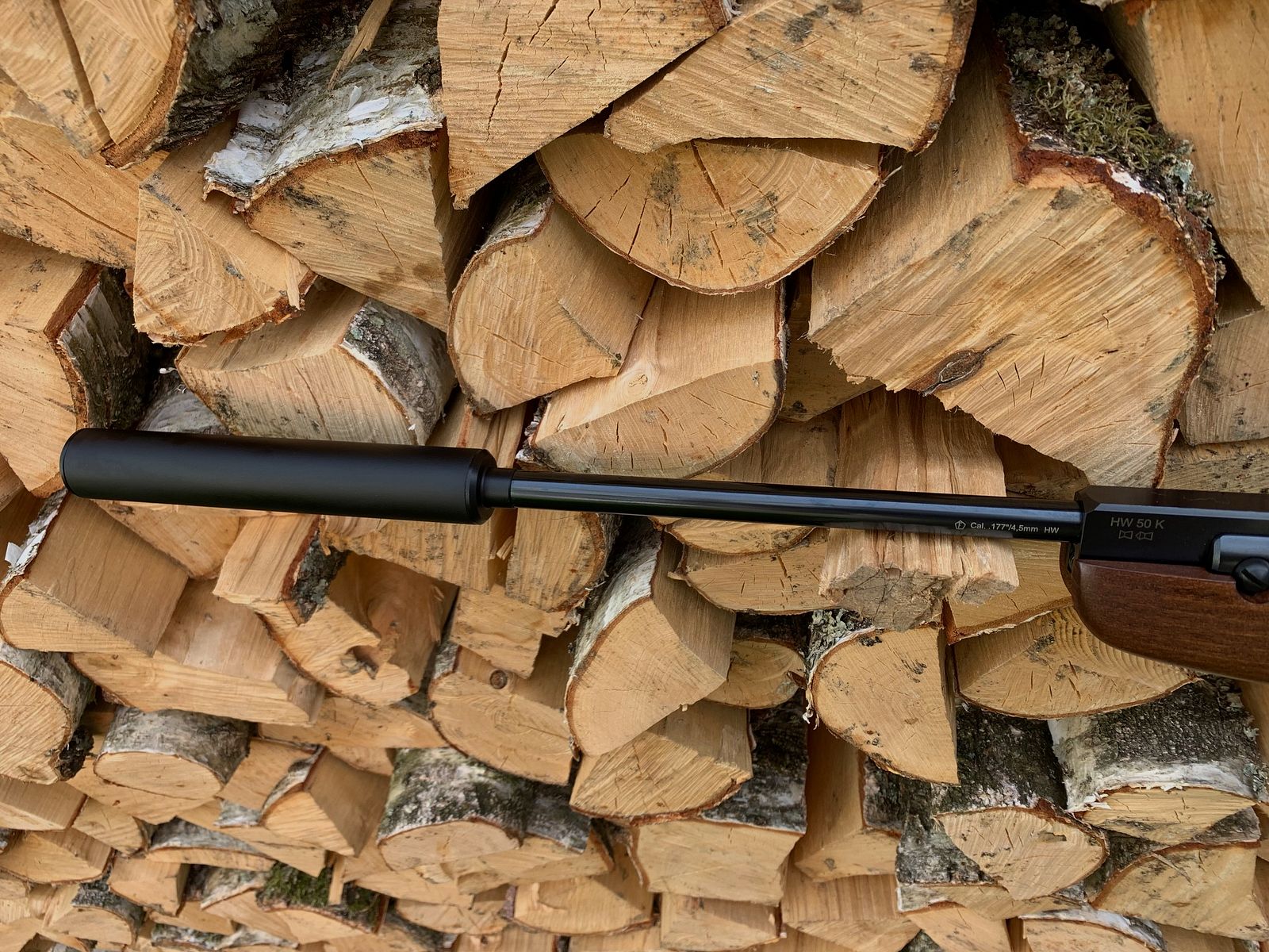 Weihrauch HW 50 M/II mit Schalldämpfer Kal. 4,5mm und Zielfernrohr 3-9x40 compact