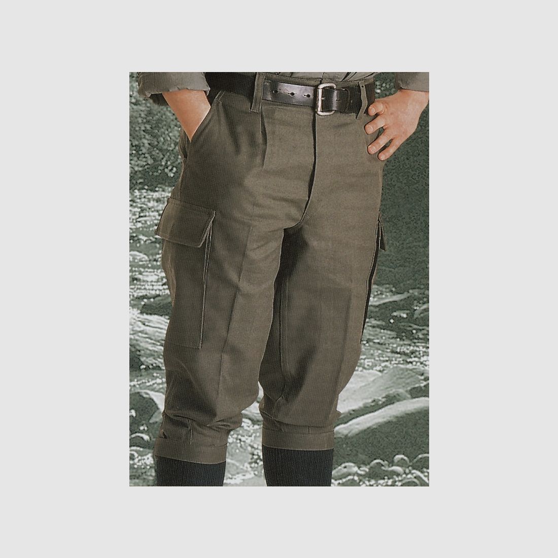 Pantaloni a bretelle BW