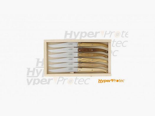 Coffret 6 Tischmesser Laguiole G. David