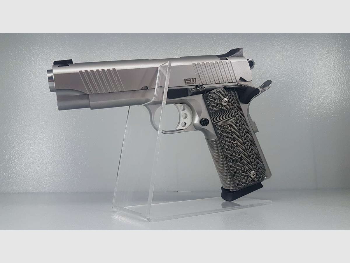 BUL 1911 Commander .45 ACP Pistole aus Edelstahl
