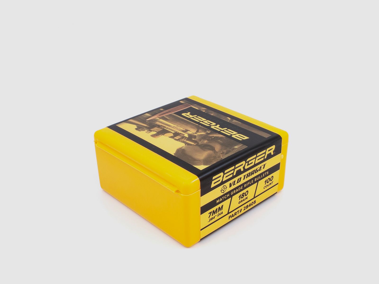 Proiettile Berger 7mm/.284 VLD Target 180GR 100 Pezzi