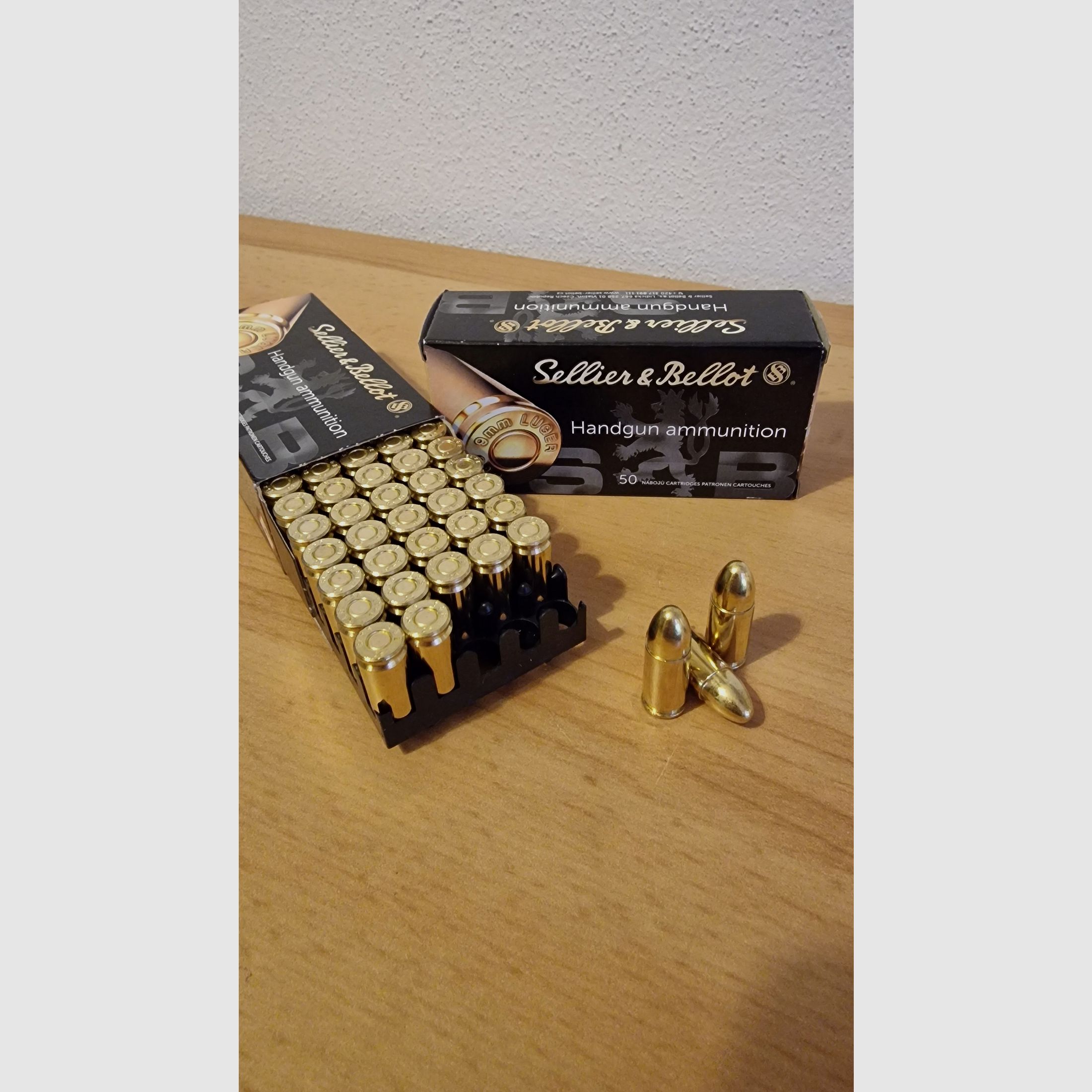 Sellier und Bellot 9mm Luger Para 1000 Schuss