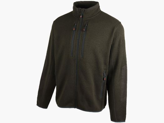 Strickfleece-Jacke Björn braun