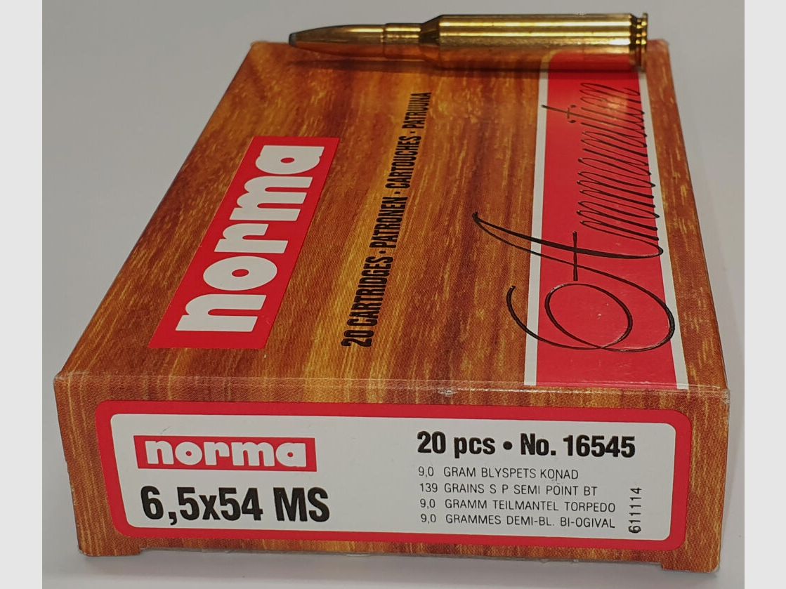 Norma Munition NORMA 6,5x54 MS Teilmantel