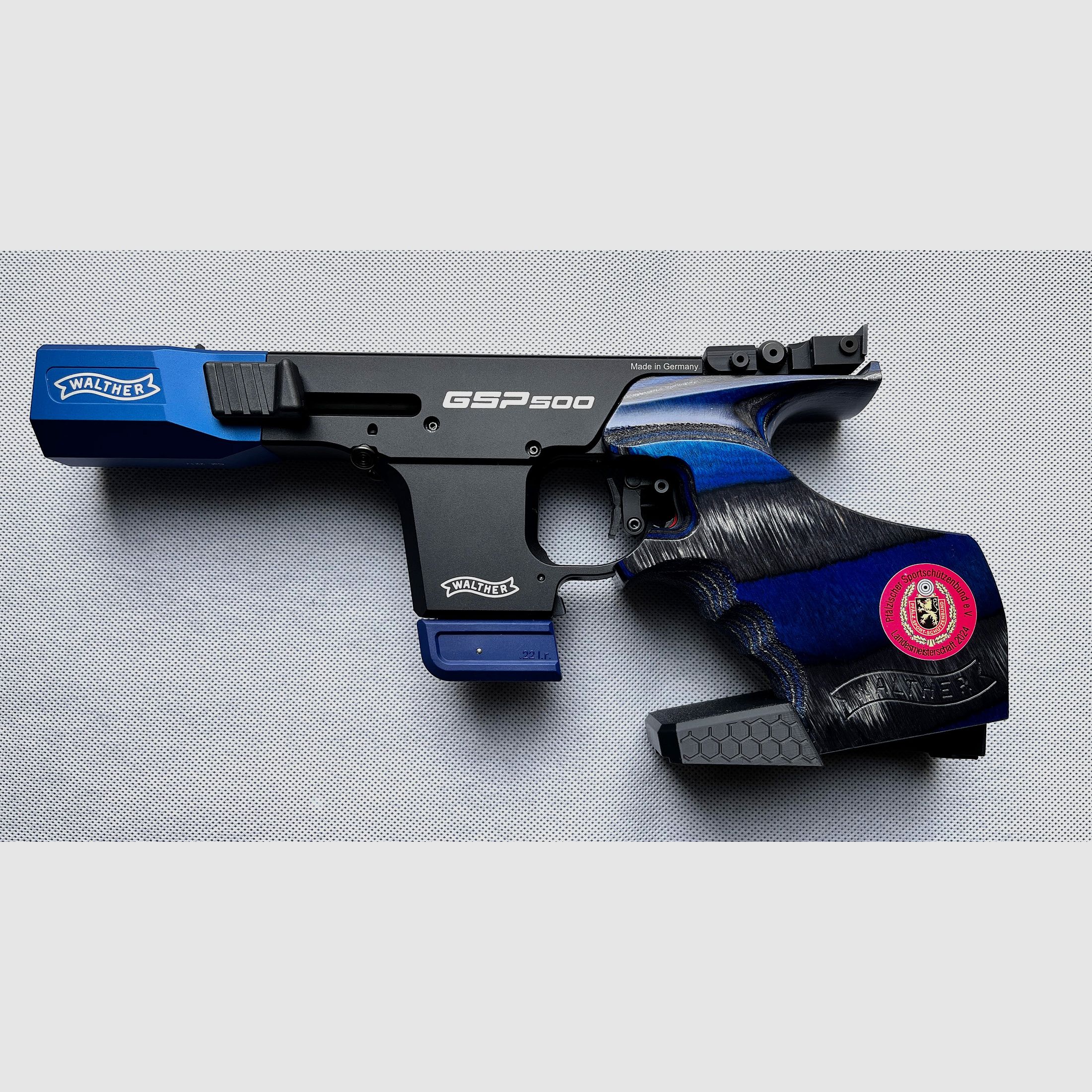 Markteinführung! Handballenauflage für Walther GSP 500 für Auflageschiessen, Auflagekeil