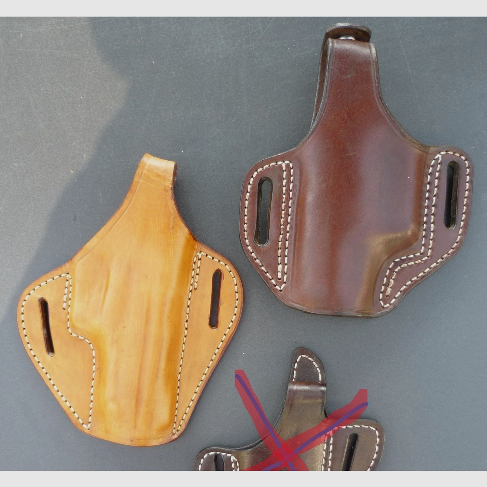 HKDesign Holster Art. Nr. 015 , Security Pancake Holster für SIG P220 - Rechtshänder-bzw.  P99 - Linkshänder -