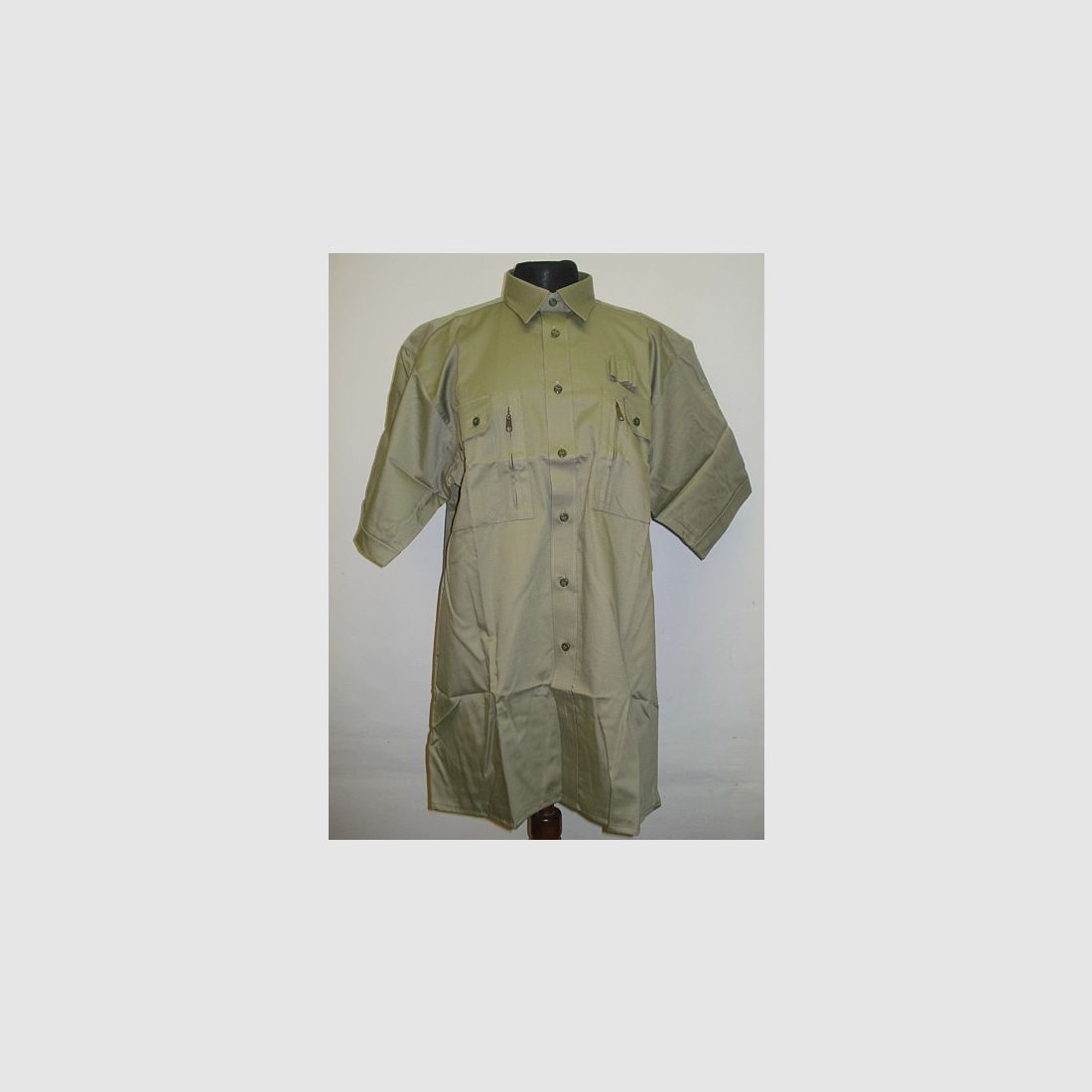 Hemd Venedig 1/2-Arm - 2 Brusttaschen mit RV & Patte