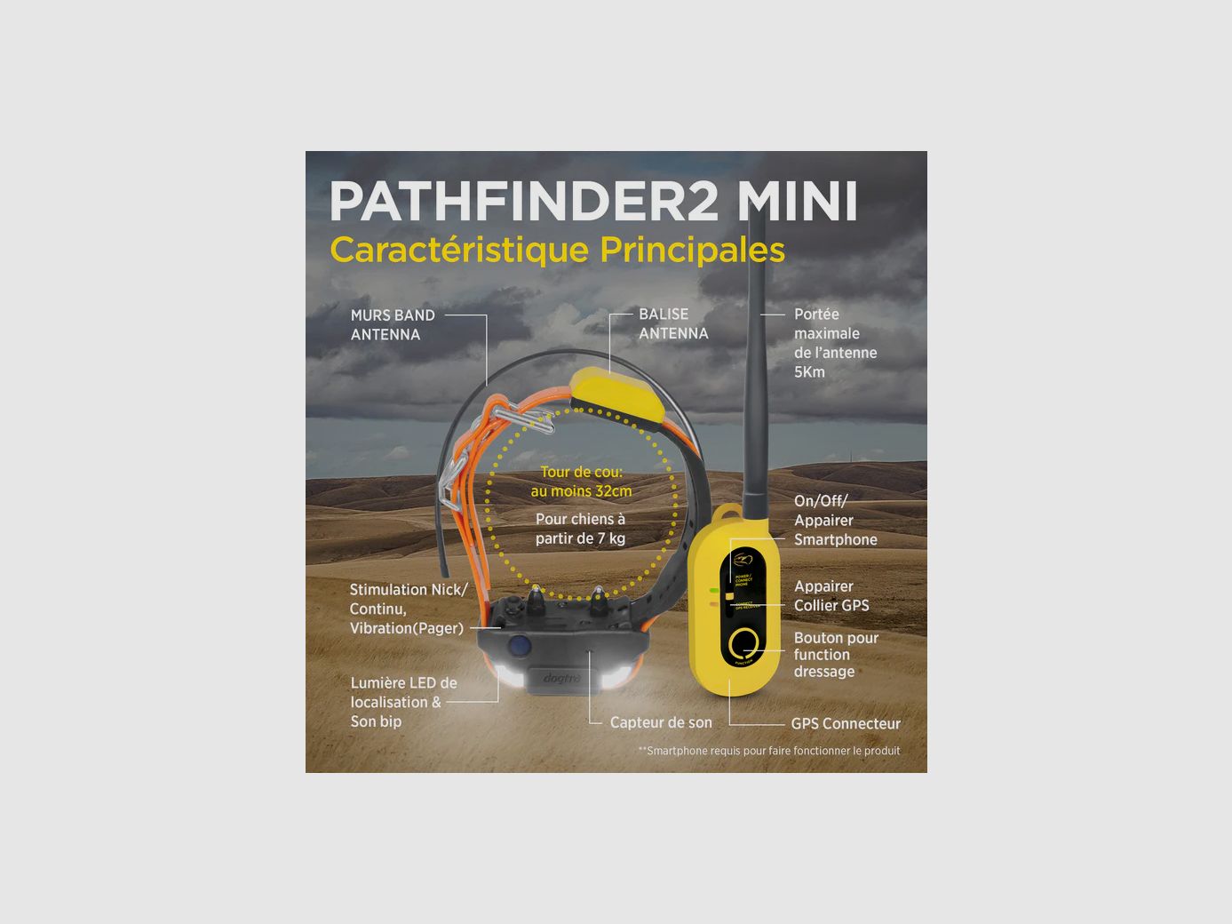 Halsband zur Ortung DOGTRA PATHFINDER 2 MINI, Bild 4 von 6