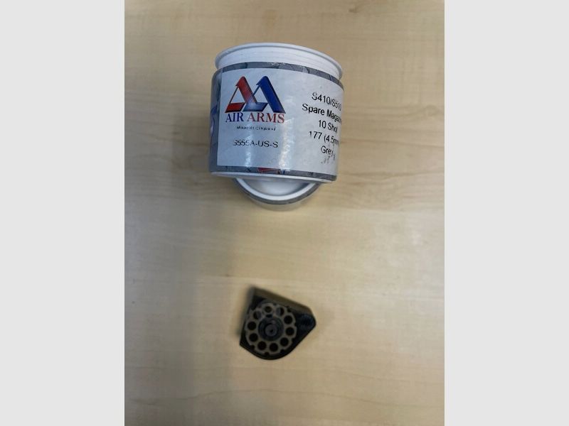 Air Arms Magazine 4,5mm, 10 Schuß , Neu OVP 2 Stck.
