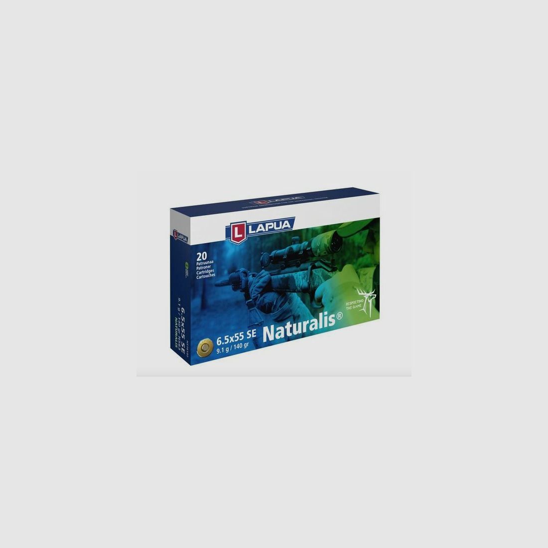Lapua Naturalis 6.5x55 hunting ammunition lead-free