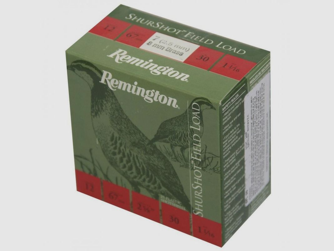 Flintenpatronen 12/70 REMINGTON Shurshot OJEO PERDIZ 30gr. P-7
