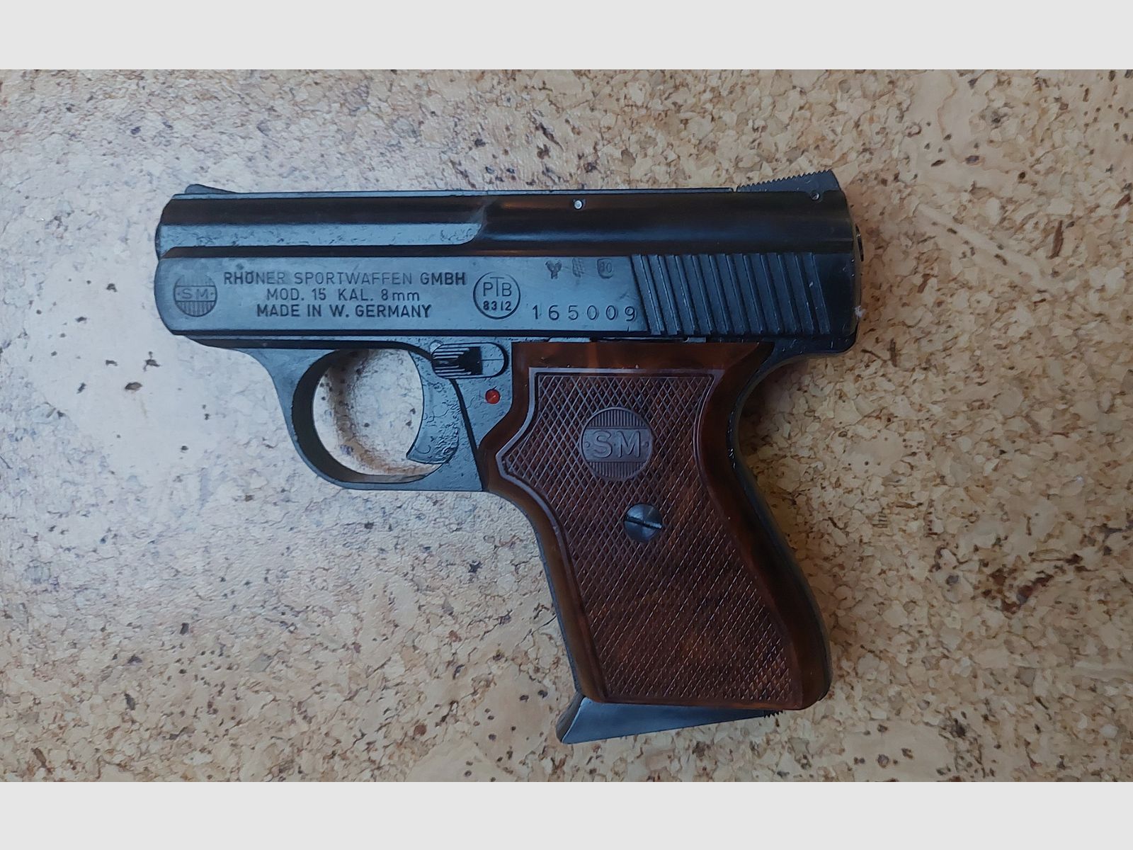 SM Rhöner Sportwaffen Model 15 Mod. 15 (PTB 8312) Rhöner PK800 RG8 RG9 geen P99 p88 Zoraki HW94 glock Walther, afbeelding 2 van 2