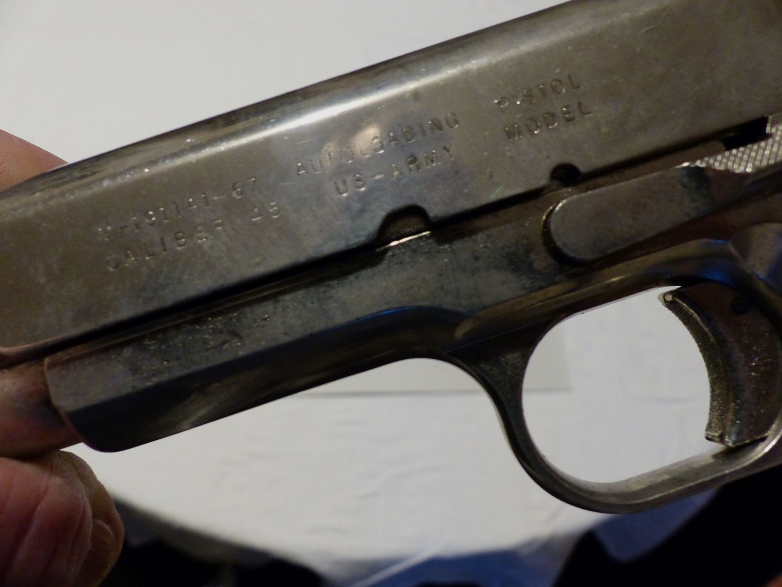 Colt Government Pistole M-1911A1-67 Cal. .45 ACP RMI Japan Vollmetall Deko 70er