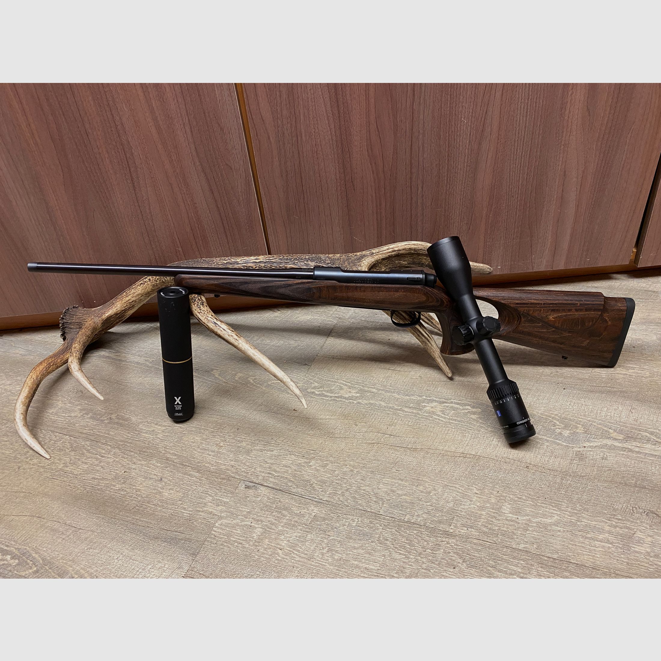 Mauser M18 Max Pure, with Zeiss Conquest V6 2-12x50 M, with rail