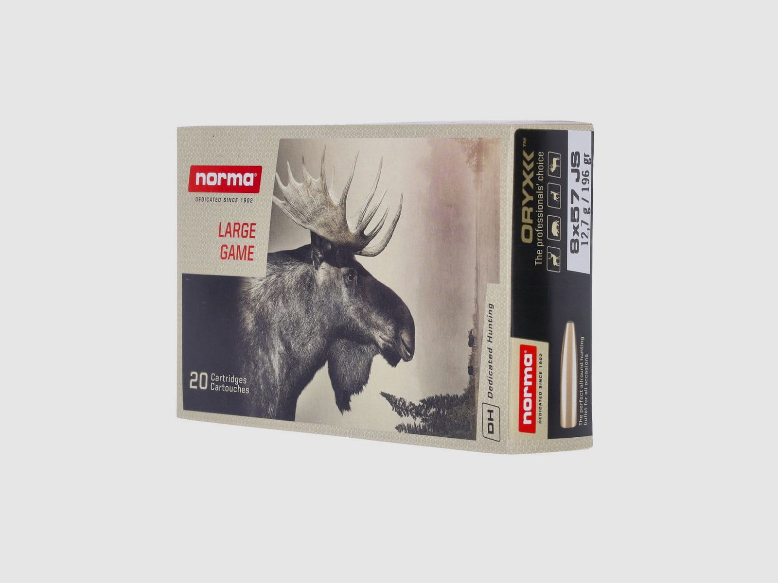 Norma 8x57 JS Oryx 196 gr. - 20 Stk.