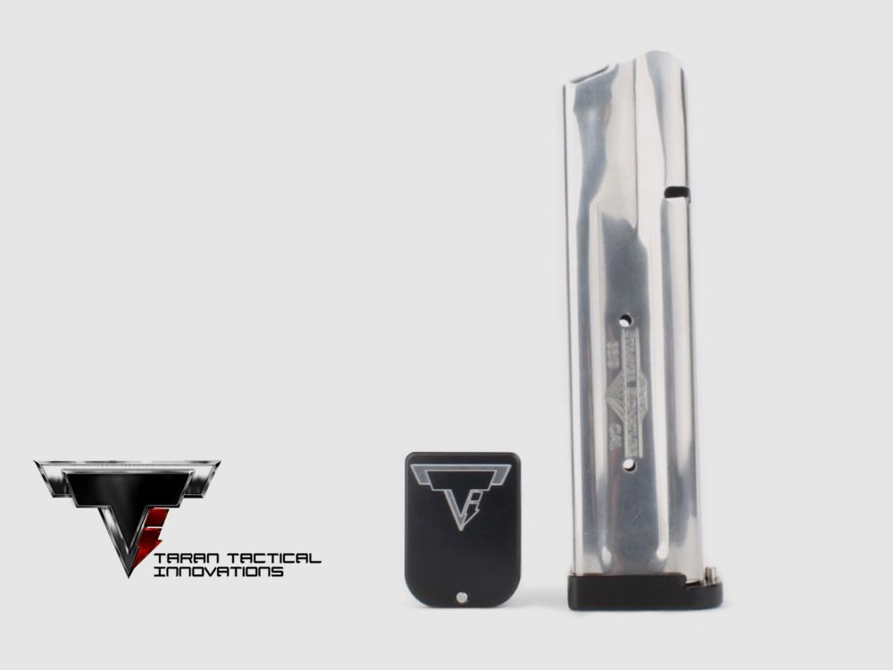 TTI Base Pad for STI/SV Magazines 4mm - Black