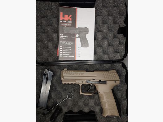 Heckler & Koch P30 pistola a salve 9 mm P.A.K. TAN / FDE (PTB 912)