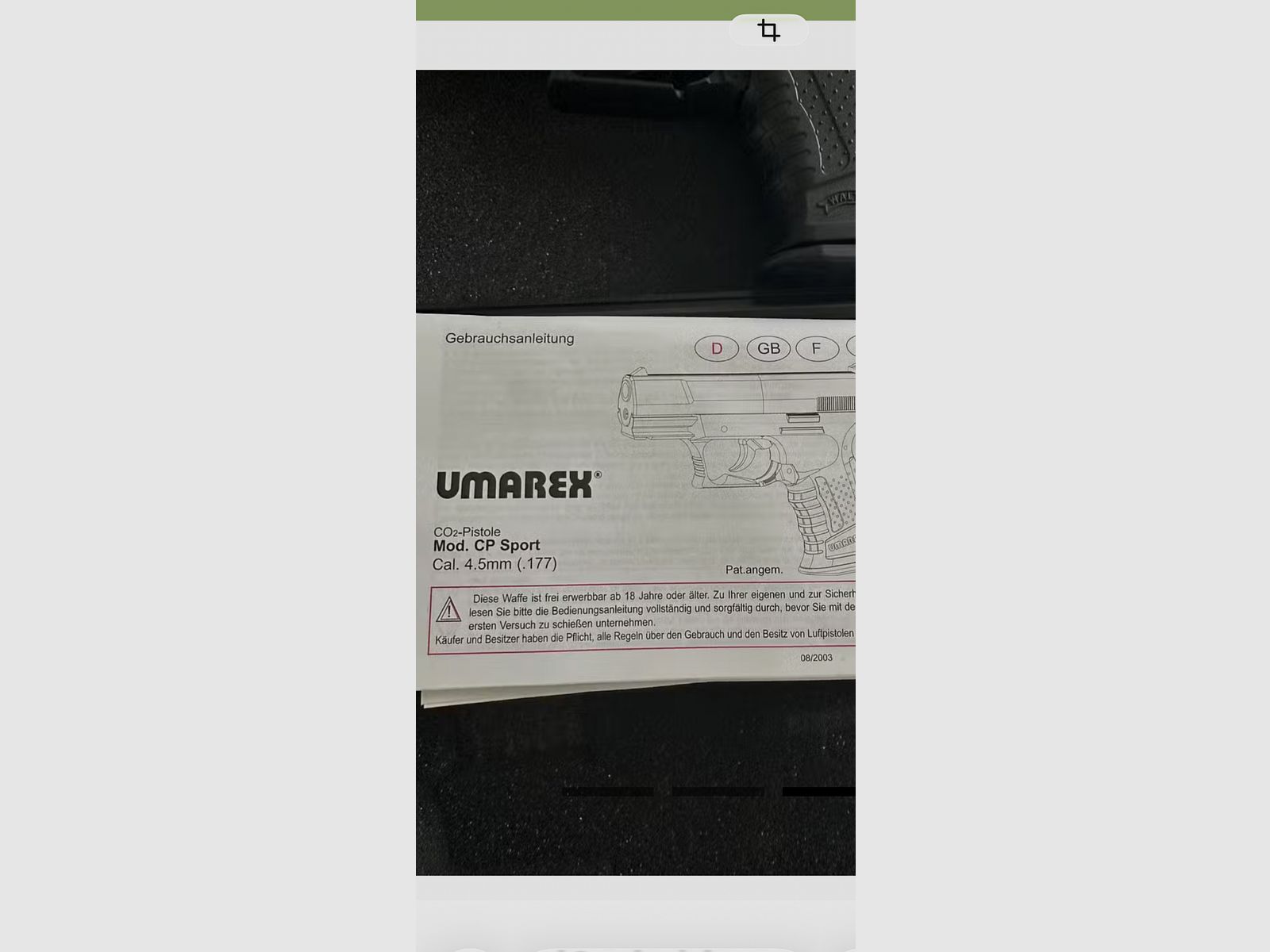 Walther 4,5 mm CO2 Walther