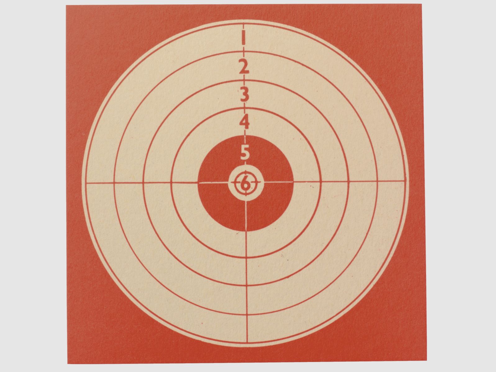 Red targets 14x14cm (x100)