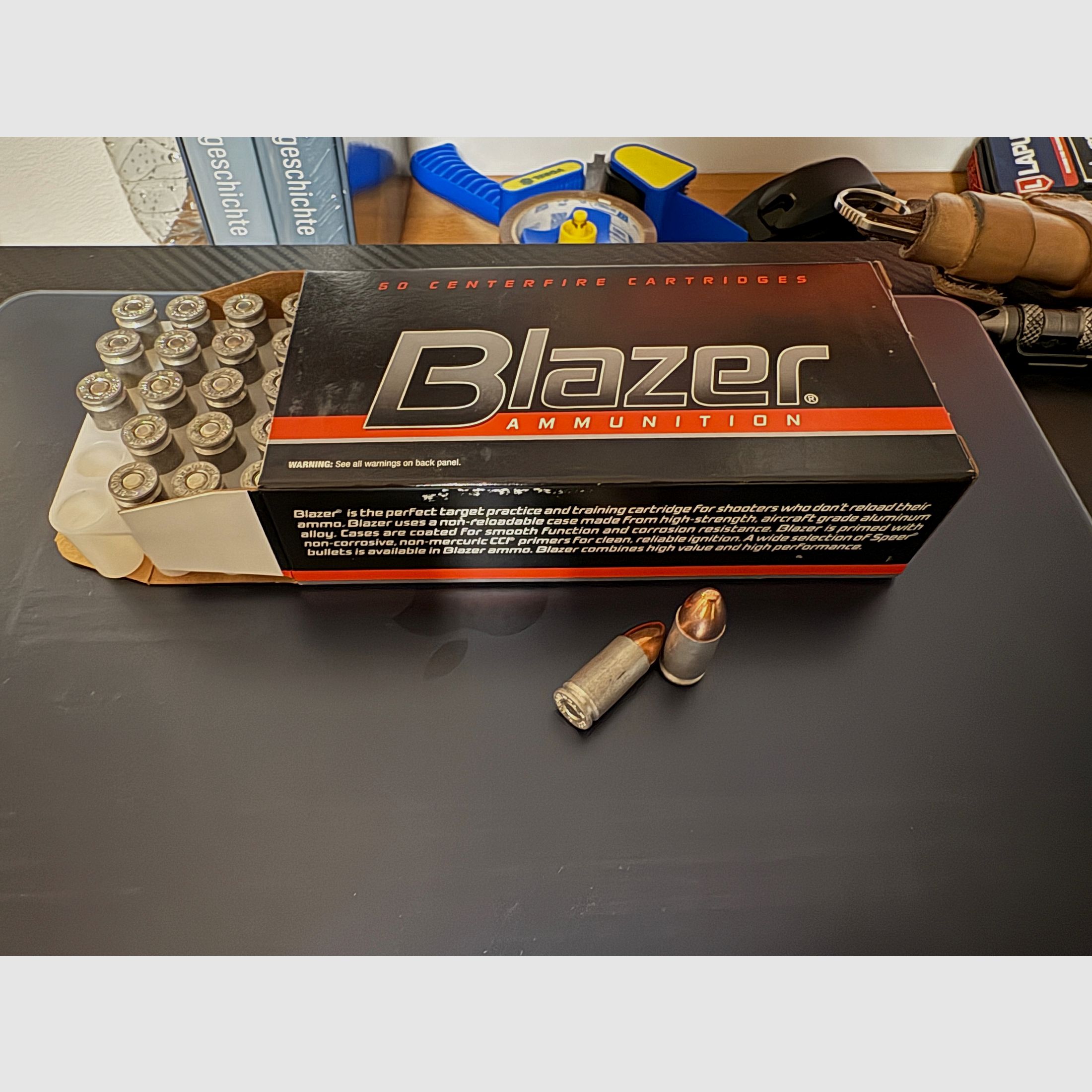 CCI Blazer Alu 9 mm Luger 115gr VLM ronde / FMJ patronen vriendelijk!