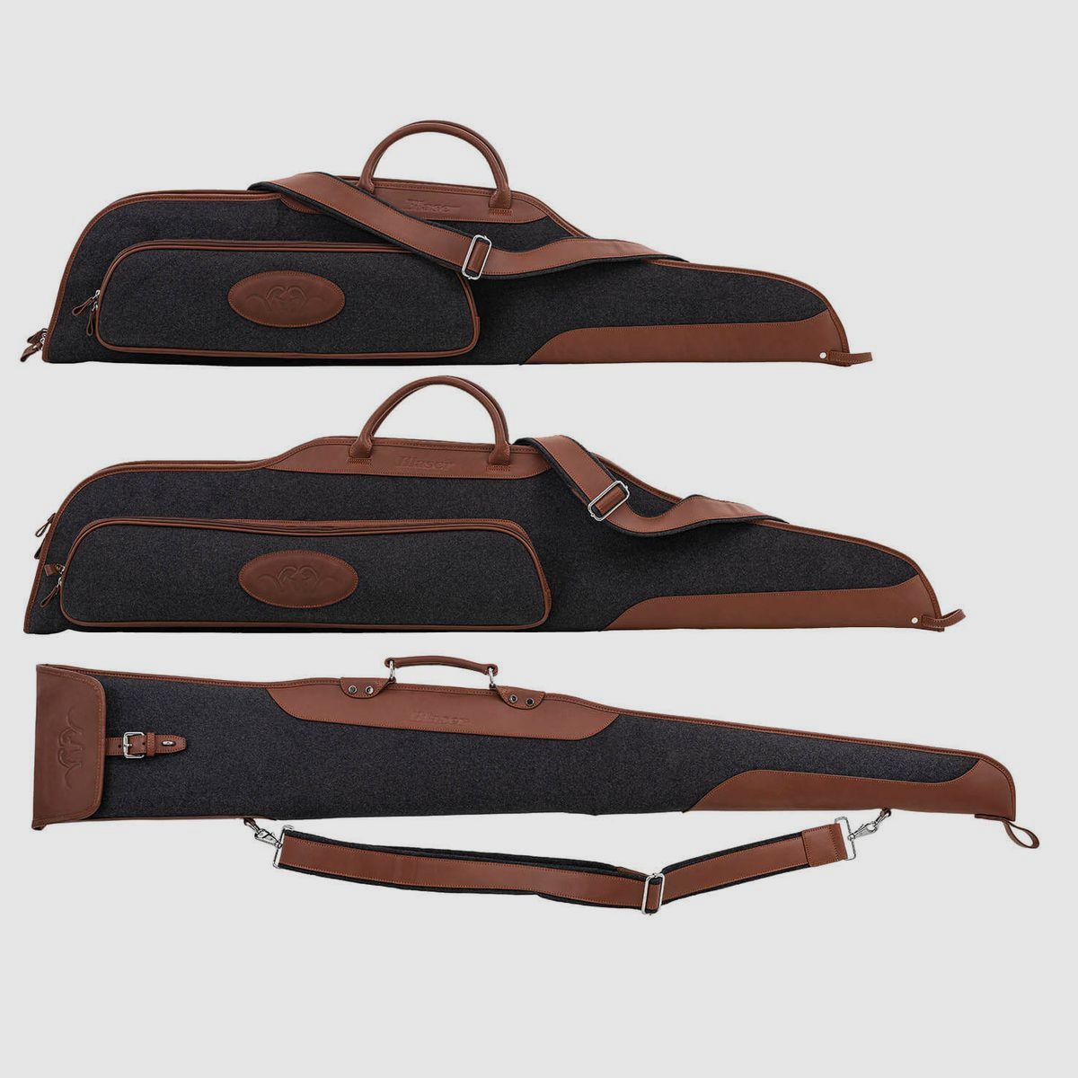 Blaser Leder/Loden Futteral