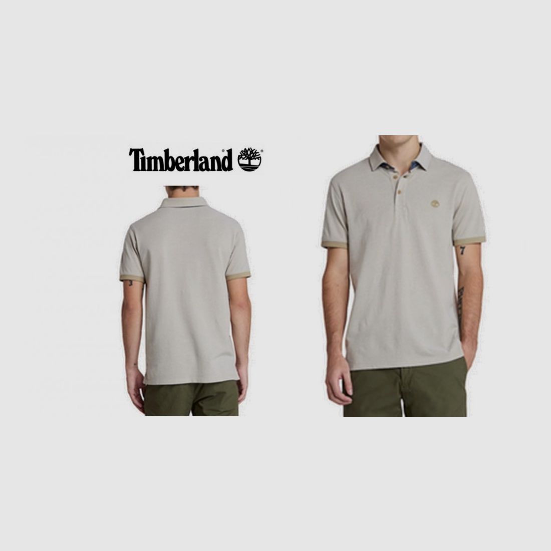 TIMBERLAND Polo Oxford Baboosic Brook couleur beige