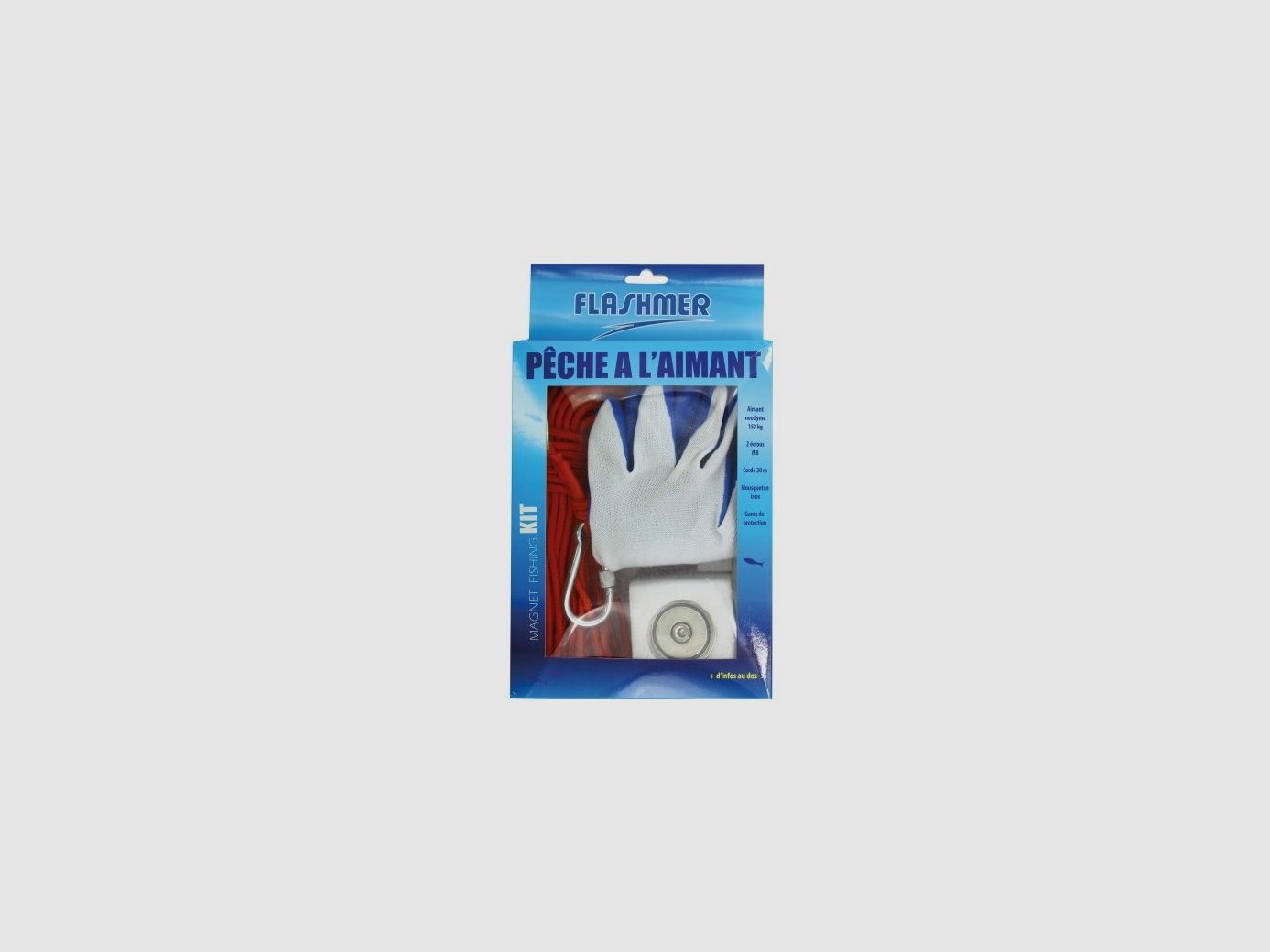 KIT MAGNETICO PER PESCA 150KG, immagine 1 di 4