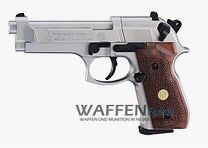 Pistola CO2 Beretta 92 FS con empuñaduras de madera
