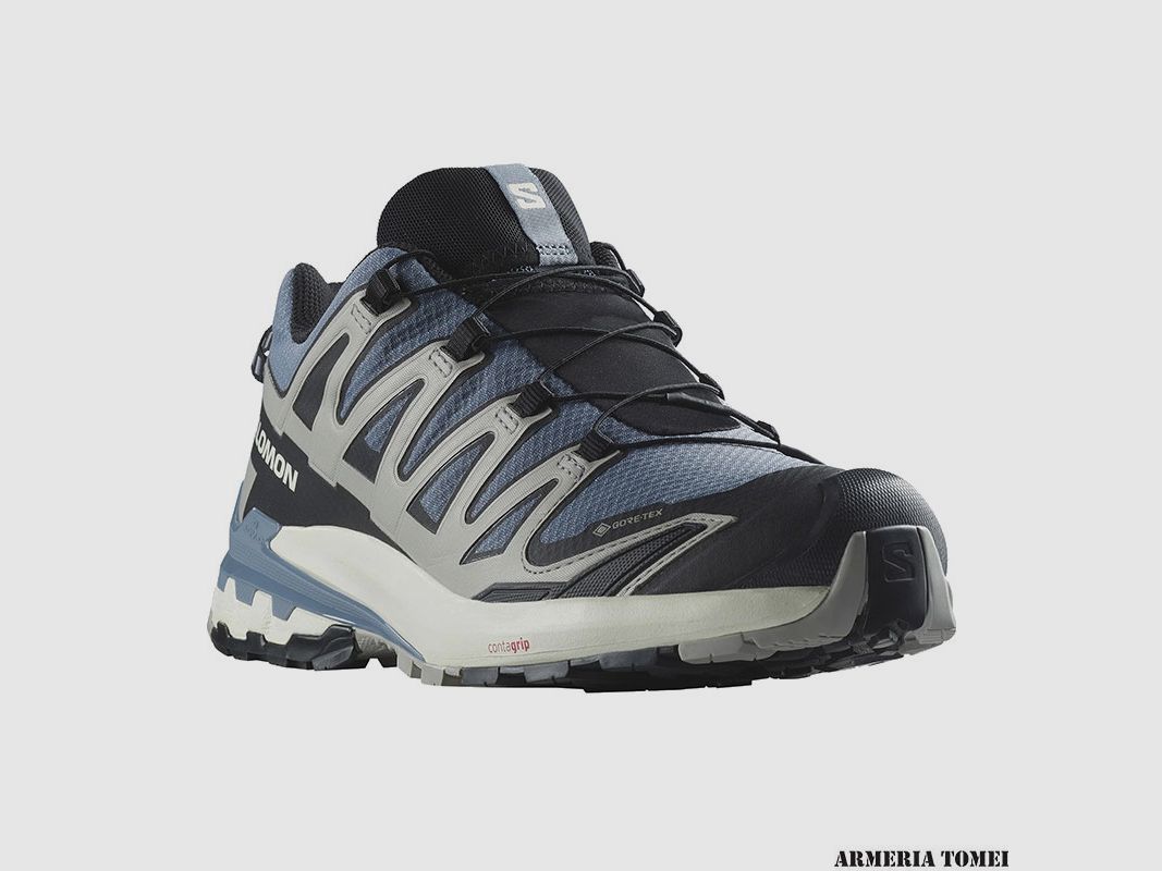 SALOMON – MEN – XA PRO 3D V9 GTX Flint Stone / Black / Ghost Gray, image 2 of 8