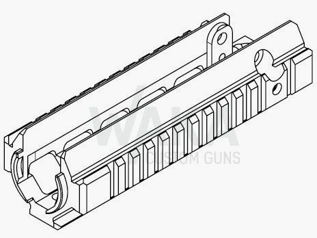 B&T protección de manos 3x NAR para HK MP5