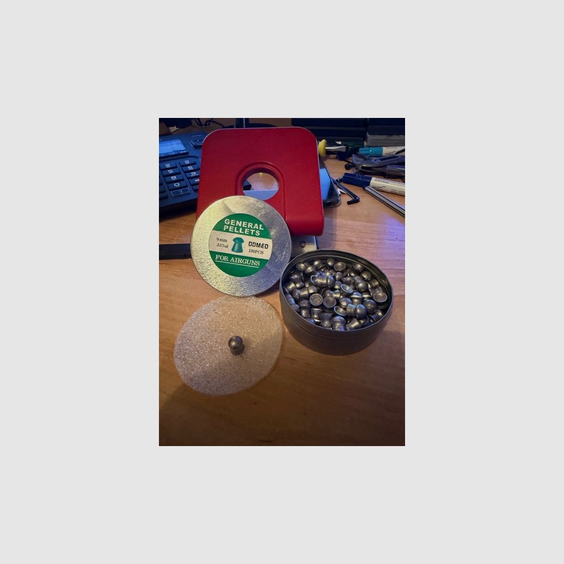 DOMED XXL Okrągłe głowy diabolos gładkie 9 mm 500 sztuk (5 X 100 puszek)