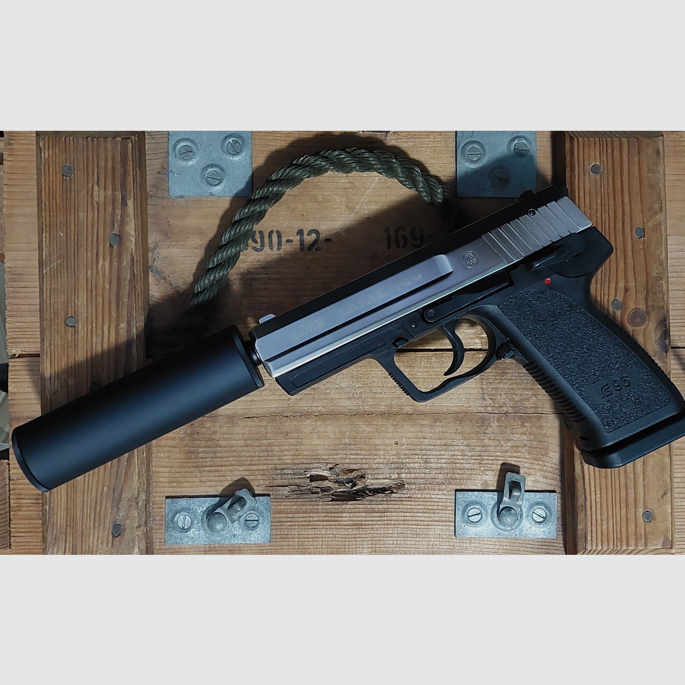 RÖHM - RG96 - Match - matt chrom (PTB 699) Glock RG 96 Walther