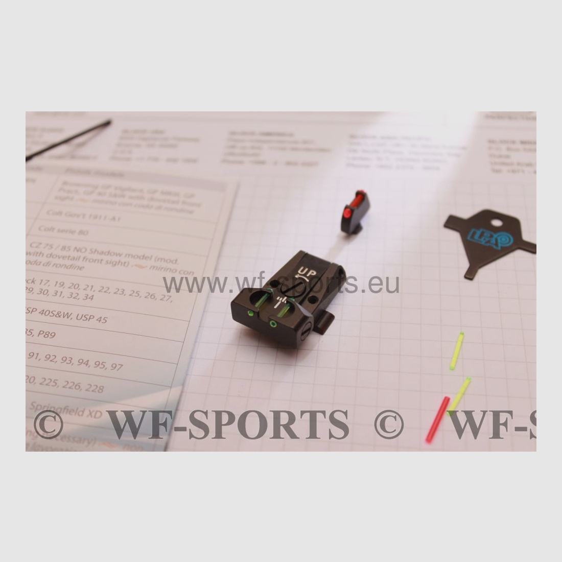 LPA Visierung ,Fein verstellbar, Fiber Optik Sehr kontrastreich, NEU , GLOCK 17 bis 21