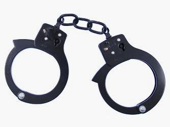 Handcuffs with chain links