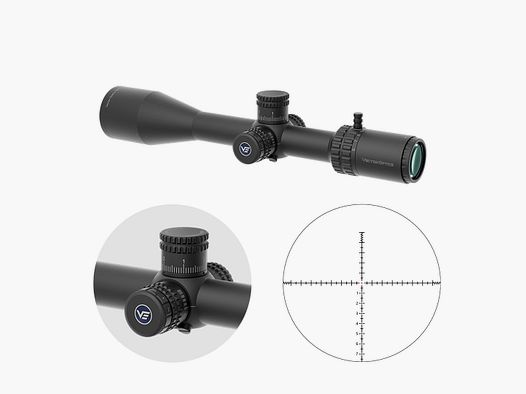 Vector Optics SCFF-61 Orion Pro Max 6-24×50 MIL HD FFP – 21mm Picatinny/Weaver
