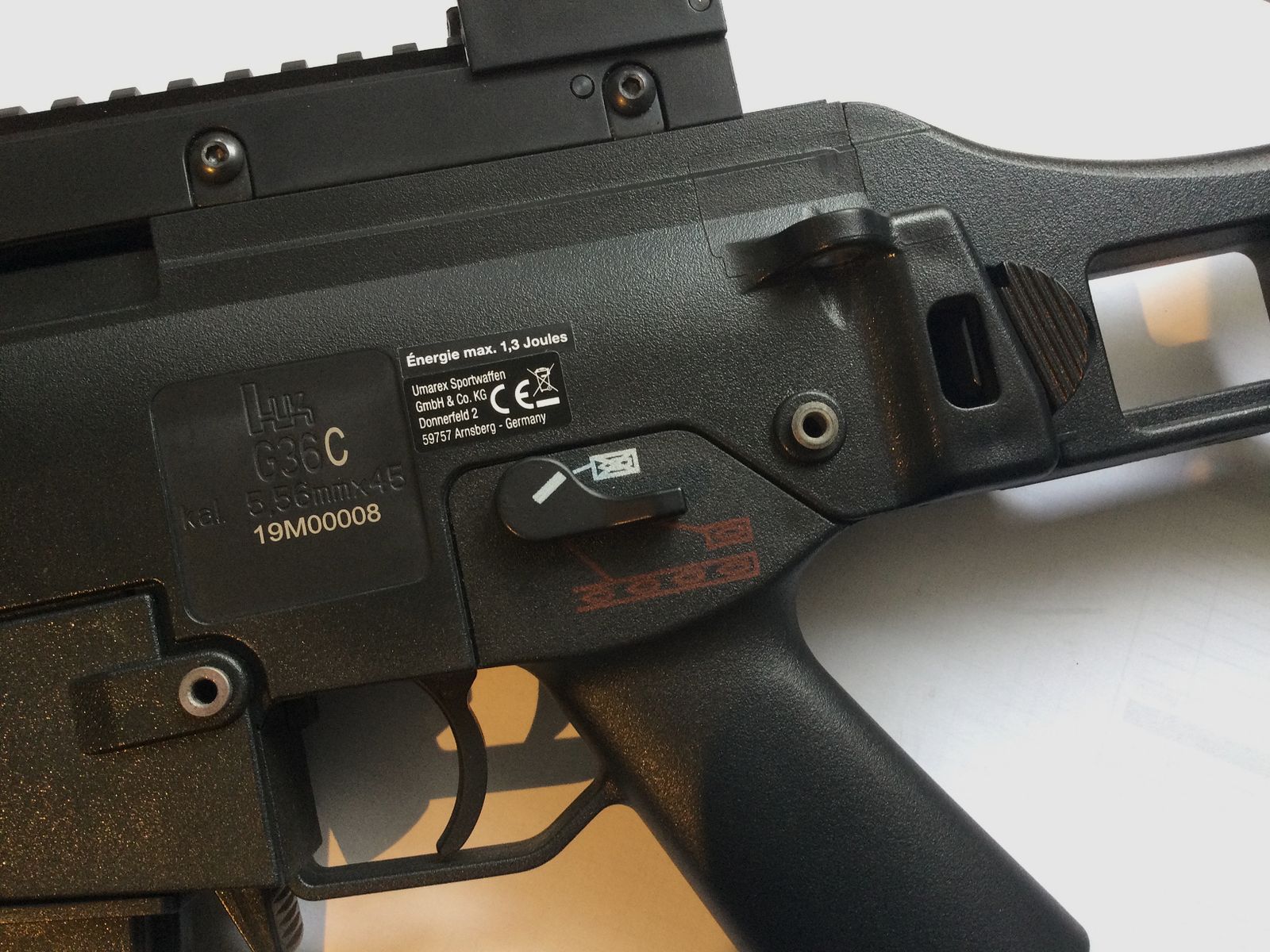 Heckler und Koch, G36C, 5,56 mmx45, 1,3 Joules, Softair