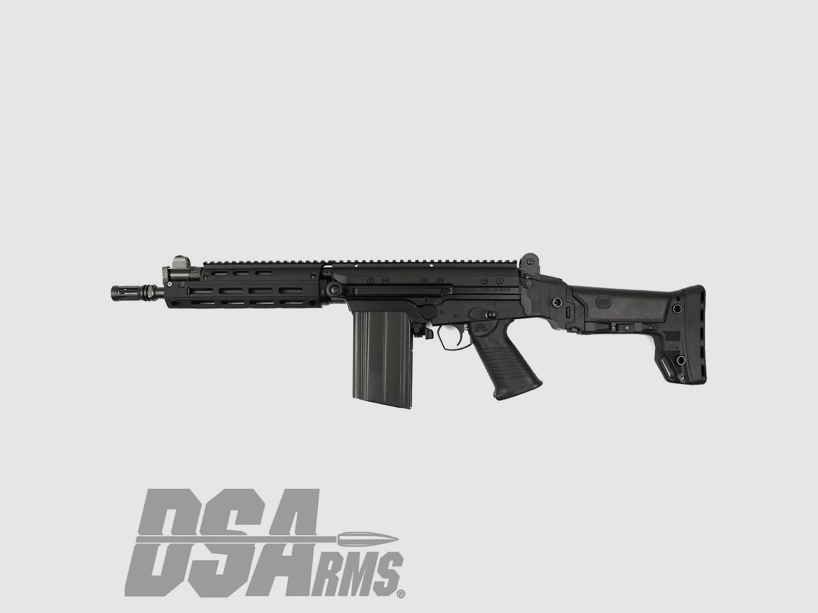 A58 FAL Improved Battle Weapon B.R.S. Folding Stock Rifle, image 2 sur 8