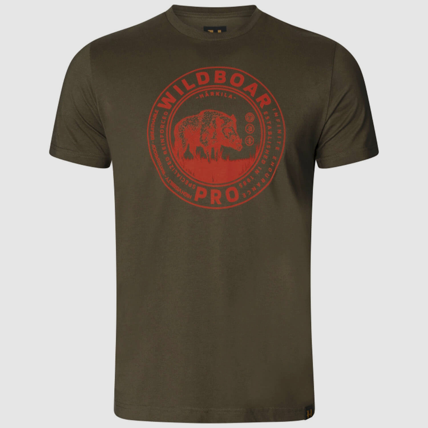 Härkila T-Shirt Wildboar (Willow Green)