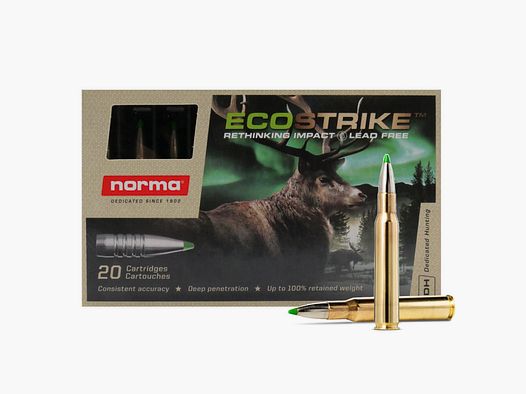 Norma Ecostrike .30-06 Spring 9,7g 150 gr senza piombo munizioni per fucile