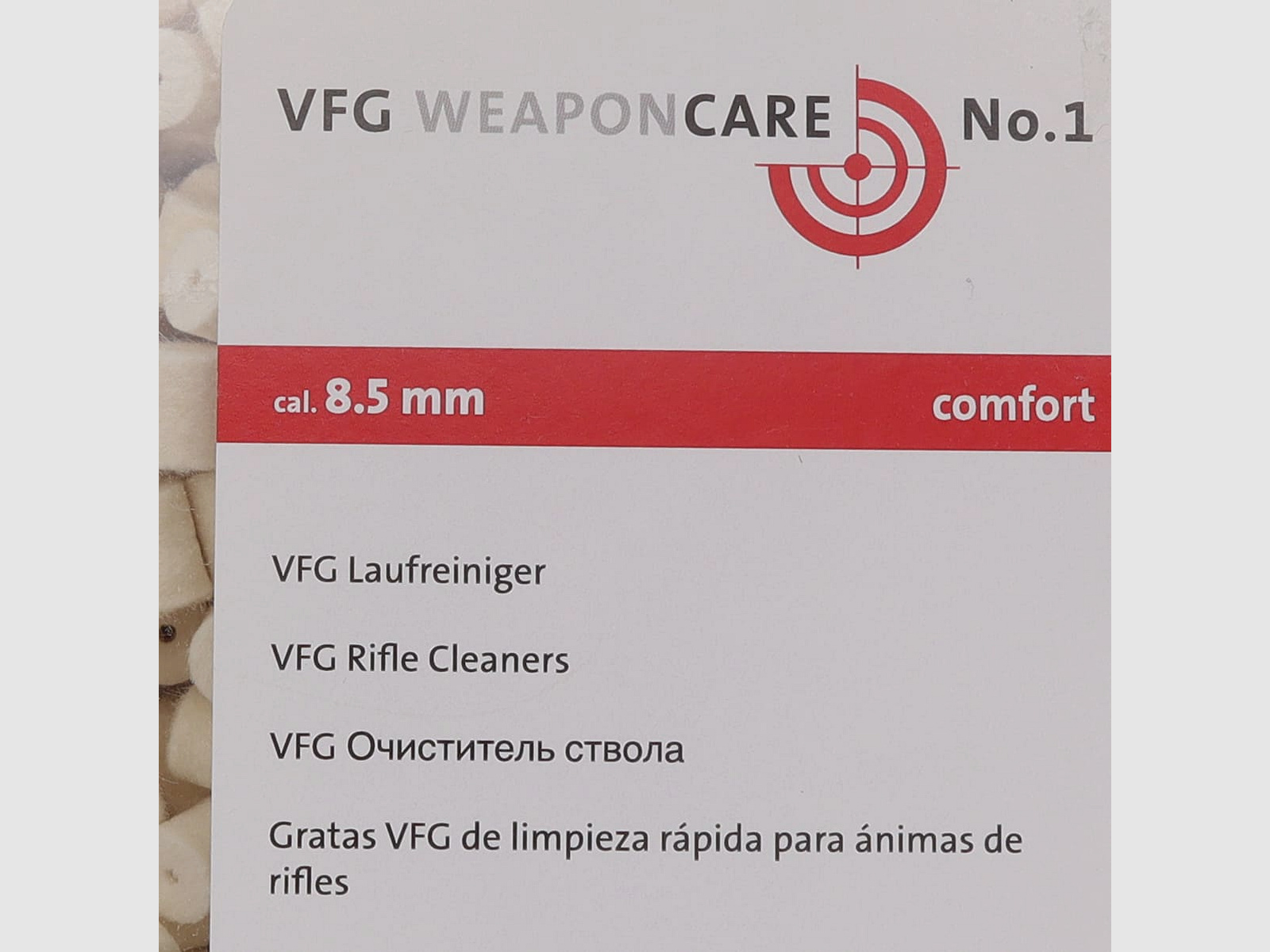 VFG Running Cleaner ''Comfort'' - 8.5mm (500pcs.)