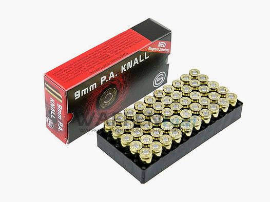 Geco 9 mm P.A. Blank 50 colpi