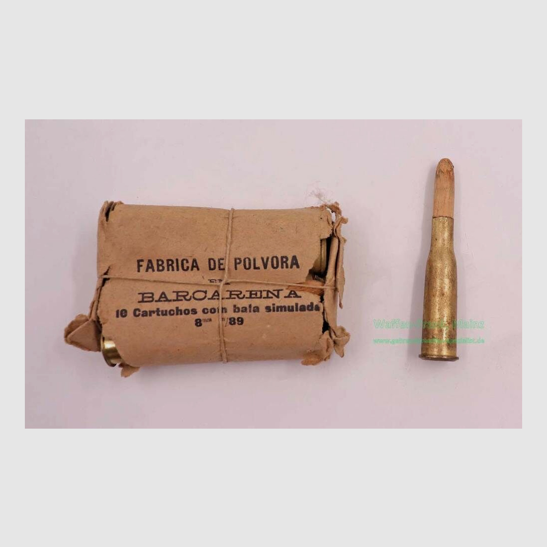 Portugees - onbekende geweerpatronen 8mm Kropatschek