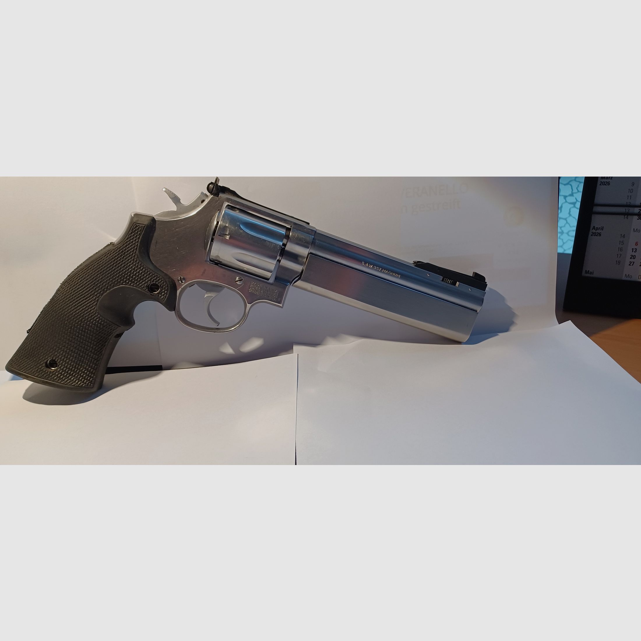 S&W 686-3 AF in 6'' .357Mag. L-Rahmen -alte Qualitätsfertigung ohne internal lock