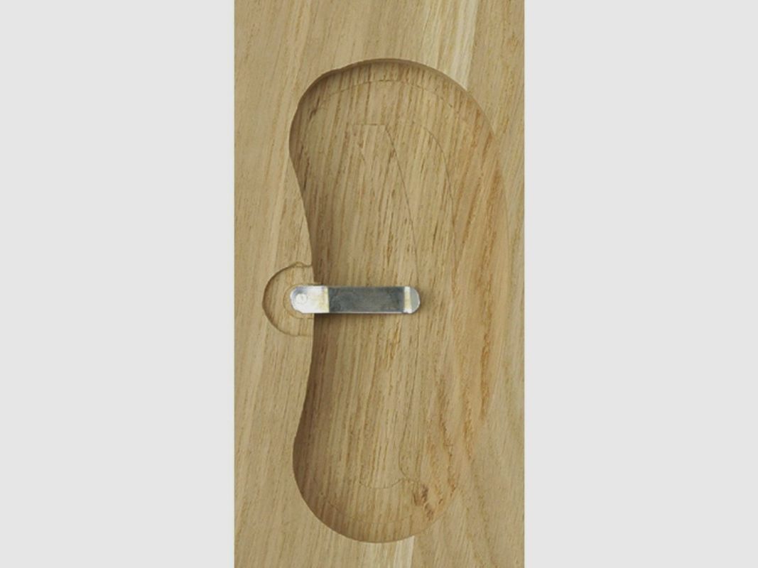 Embleem voor ree, vervaardigd met bladeren en eikels 18 x 9 cm, afbeelding 4 van 4