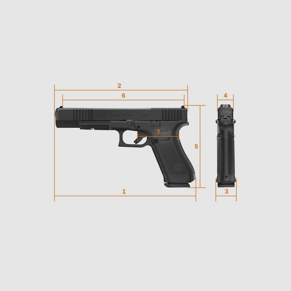 GLOCK 17L Gen5/MOS/FS – Kal. 9 mm Luger