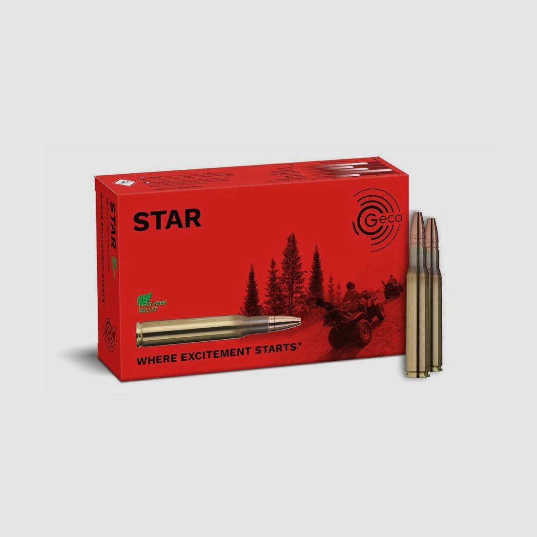 Geco Star 10,7g/165grs à20 .30-06 Spring