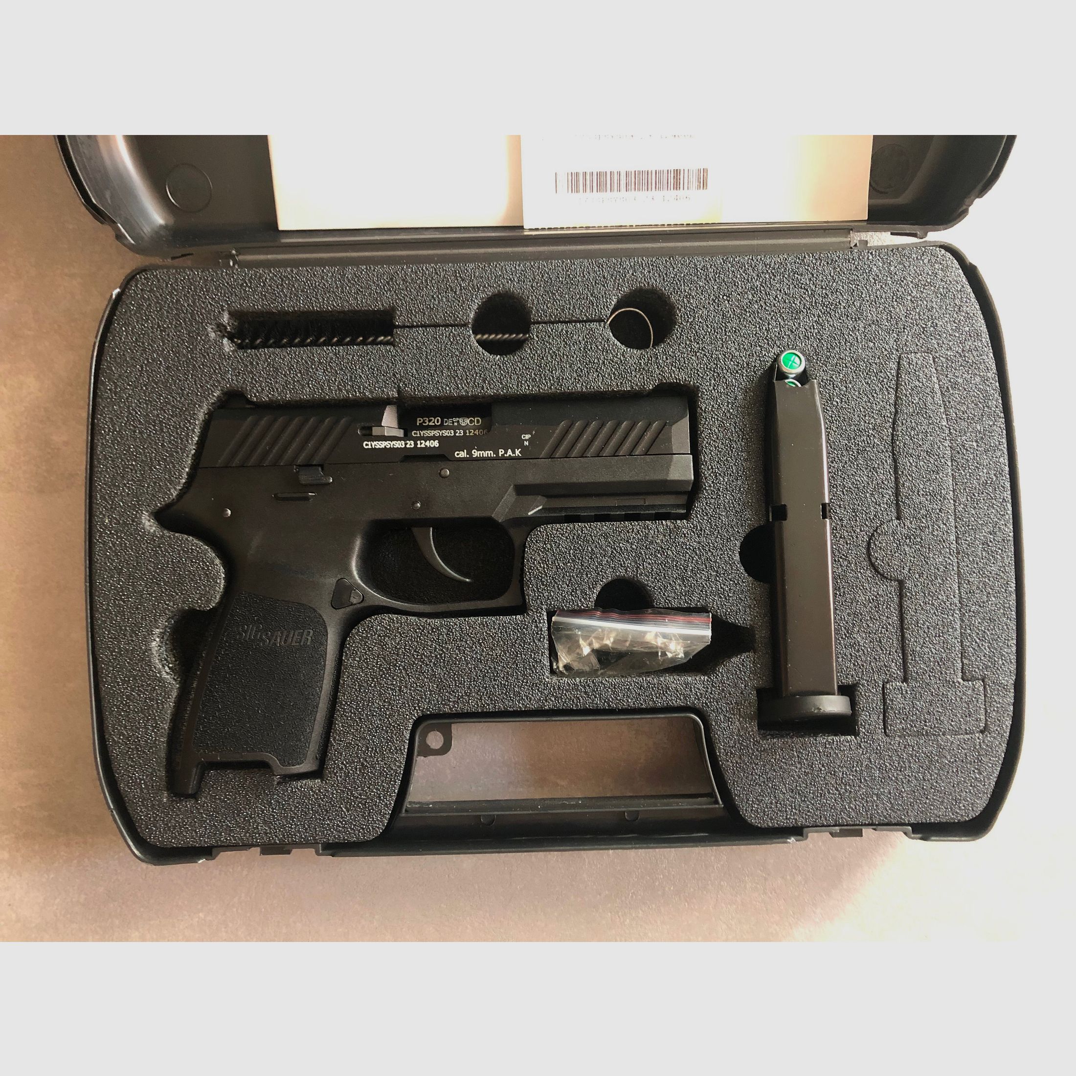 SIG SAUER P320 inkl. Munition + Holster + Transportkoffer – NEU!