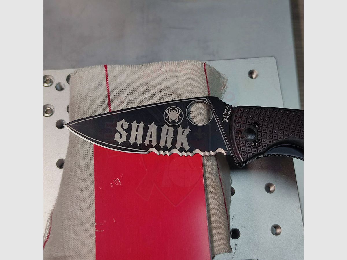 Lasergravur Spyderco Thema Punishers SGT At Arms, Bild 2 von 6
