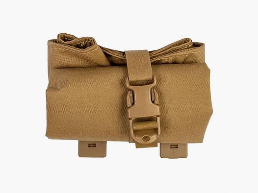 GREY GHOST GEAR ROLL UP DUMP POUCH LAMINATE COYOTE BROWN
