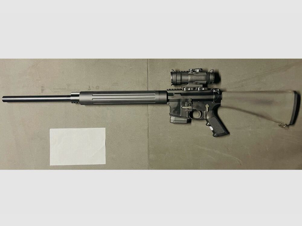 D.A.R match run 24" fixed shaft with Steiner 3x32